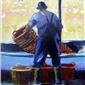 The oyster fisherman (West Mersea) 10 x 12 inches sold